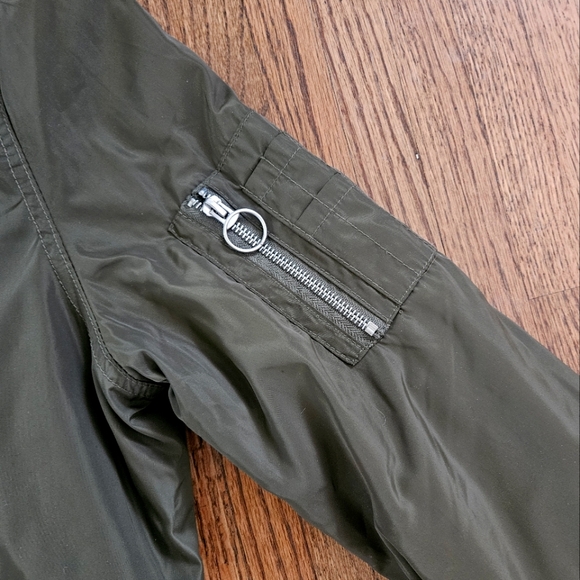 Garage Green Bomber Jacket - Picture 4 of 7
